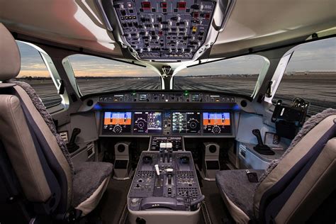 airbus a350 cockpit and cabin.